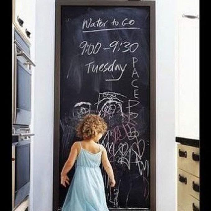 Chalkboard Contact Paper Wall Sticker 2 ft. x 6.6 ft. DIY Adhesive Blackboard - Image 3