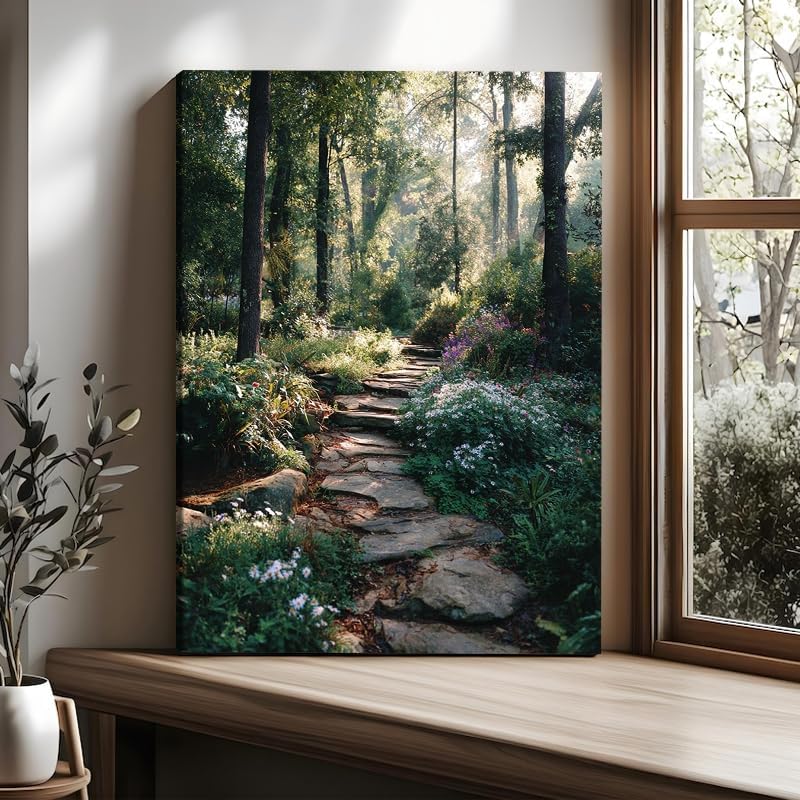 Serene Landscape Canvas Wall Art - Image 3
