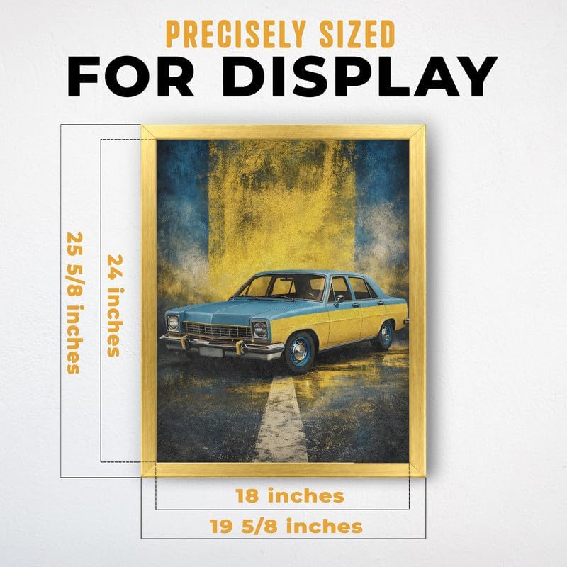 InkFlow Posters Vintage Car Canvas Poster - Image 3