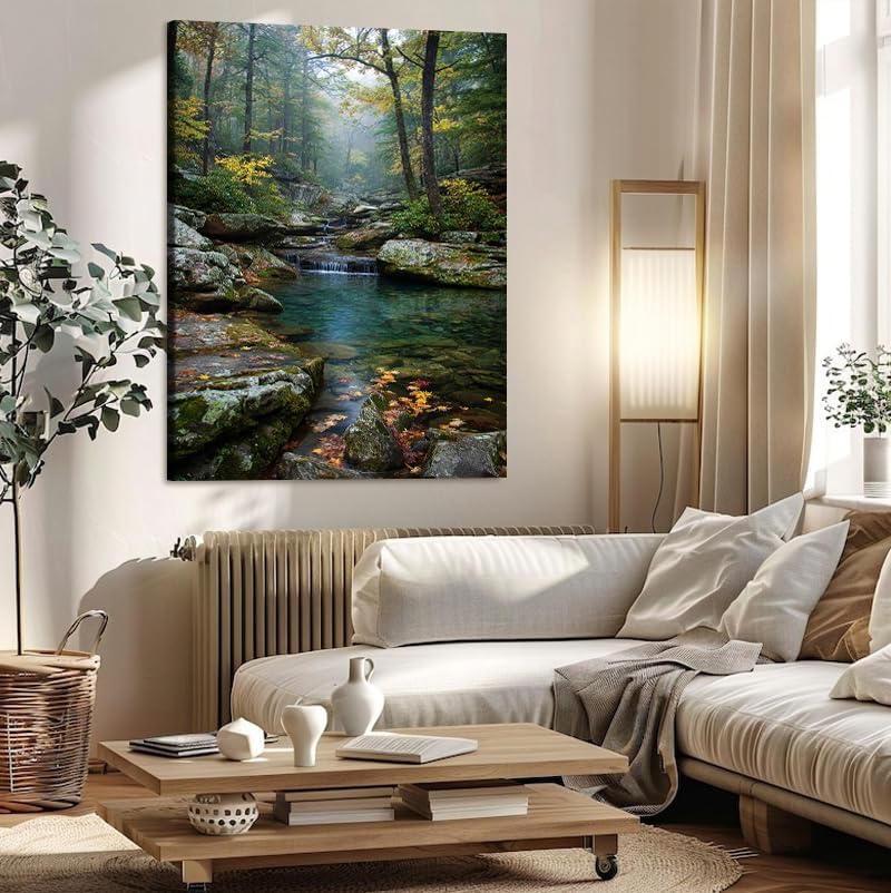 Serene Landscape Canvas Wall Art - Image 2