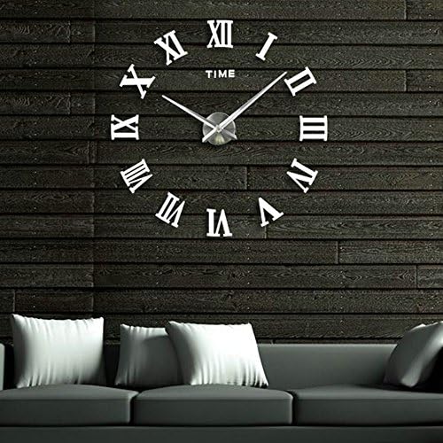 Timelike 3D DIY Wall Clock, 1M Modern Frameless Large 3D DIY Wall Clock Kit - Image 2