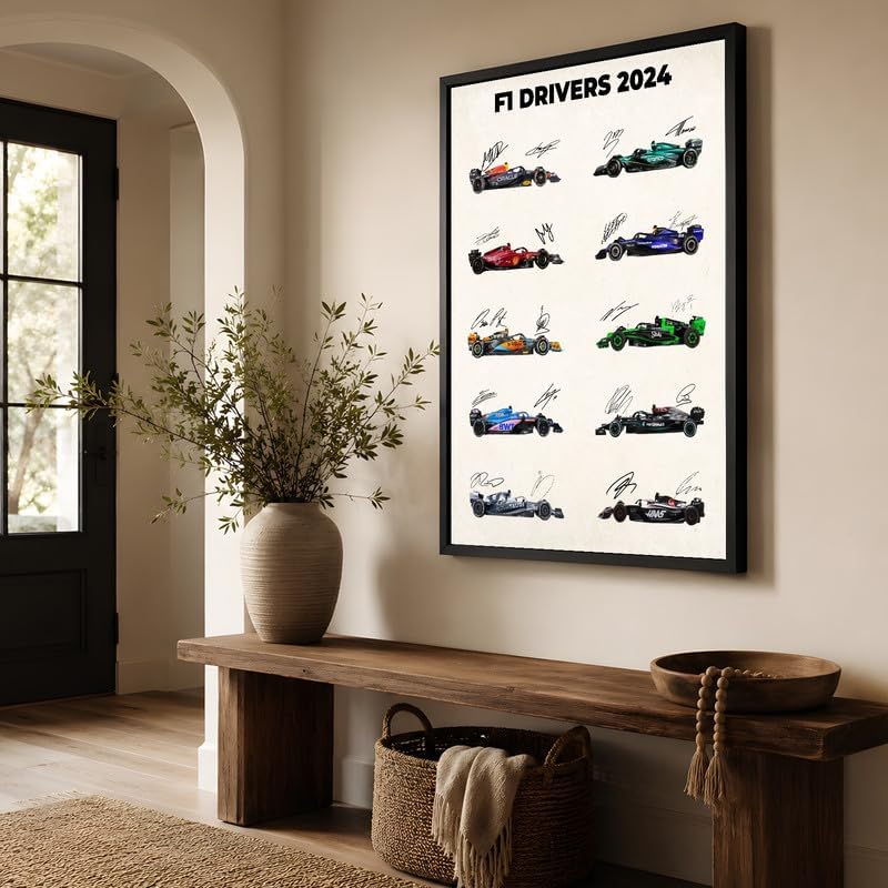InkFlow Posters Car Racing Canvas Poster - Image 4
