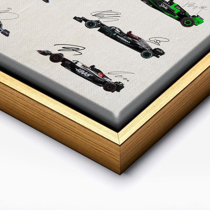 InkFlow Posters Car Racing Canvas Poster - Image 2