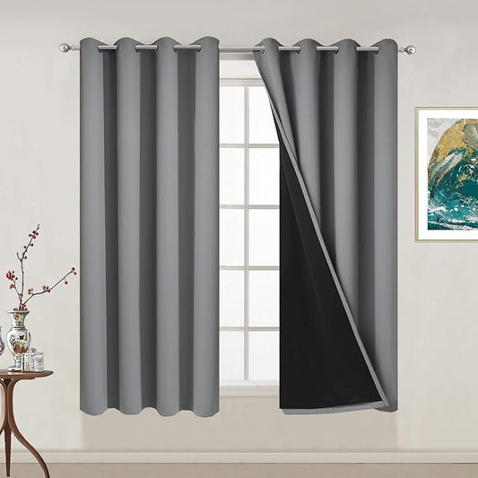 Yakamok Thermal Insulated 100% Blackout Curtains by Yakamok