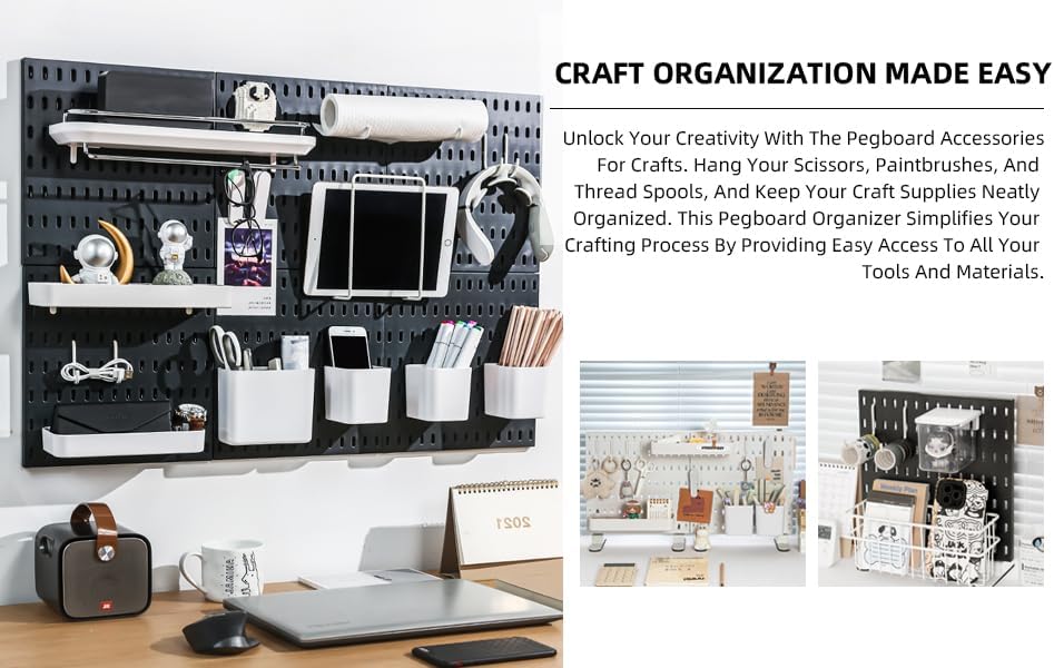 Wall Organizer Peg Board - Image 4