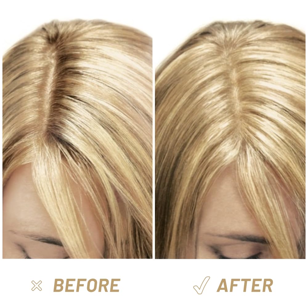 Root Touch Up Powder, Instantly Gray Root Cover Up Hairline Powder, Hair Concealer for Women and Men (A-Light Blonde, 2PC)