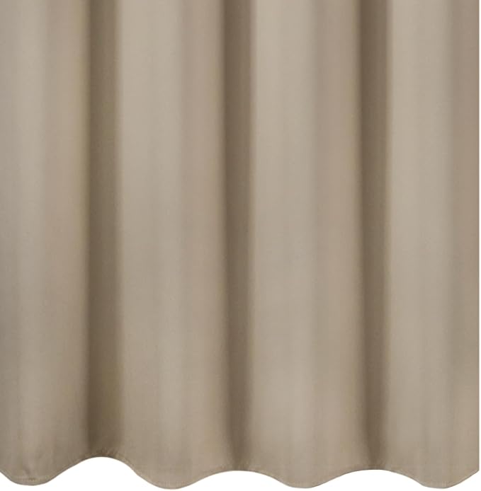 LEMOMO Blackout Curtains 66 x 72 Inch Long Khaki Curtains Set of 2 Panels Room - Image 8