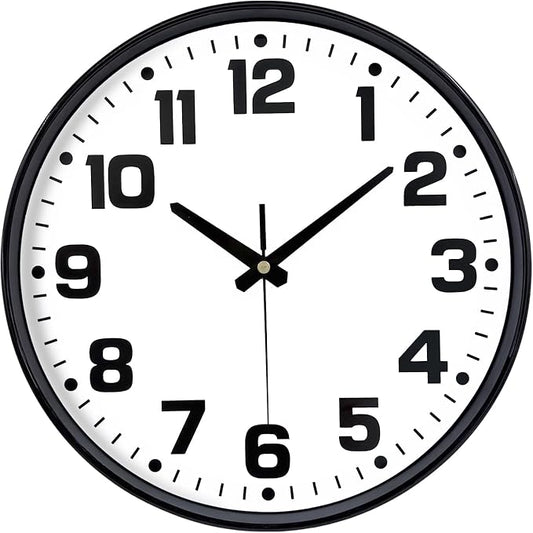 Wall Clock, 8inch Modern Silent Non-Ticking Wall Clocks Battery Operated by MABPEDO