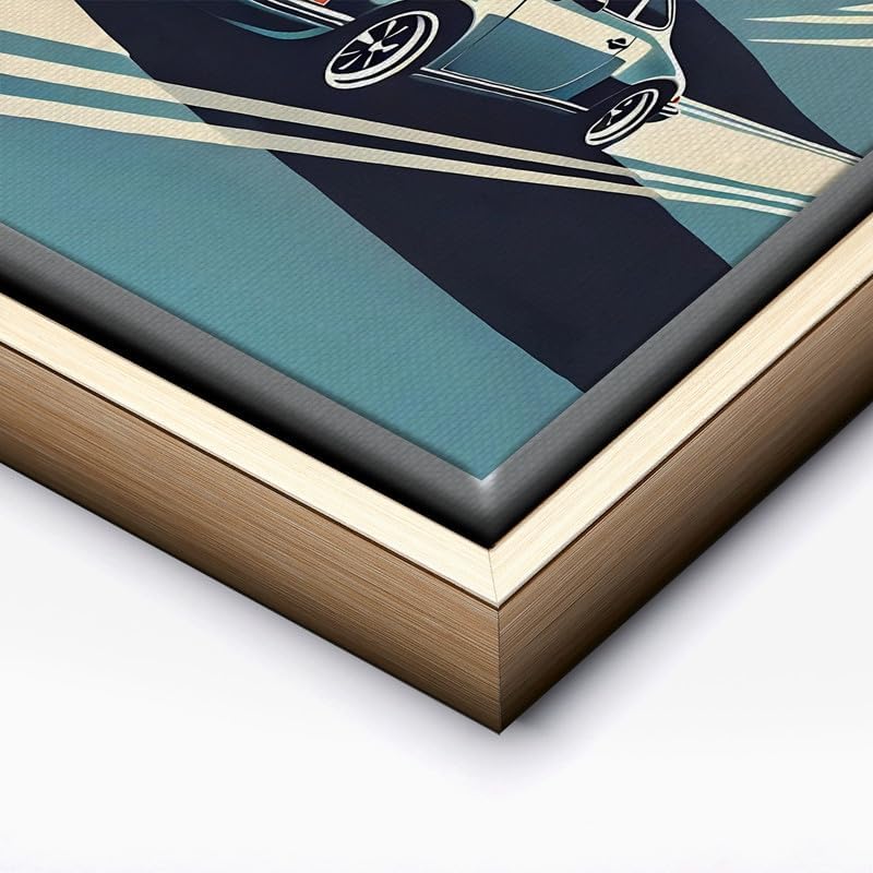 InkFlow Posters Vintage Sports Car Canvas Poster - Image 2