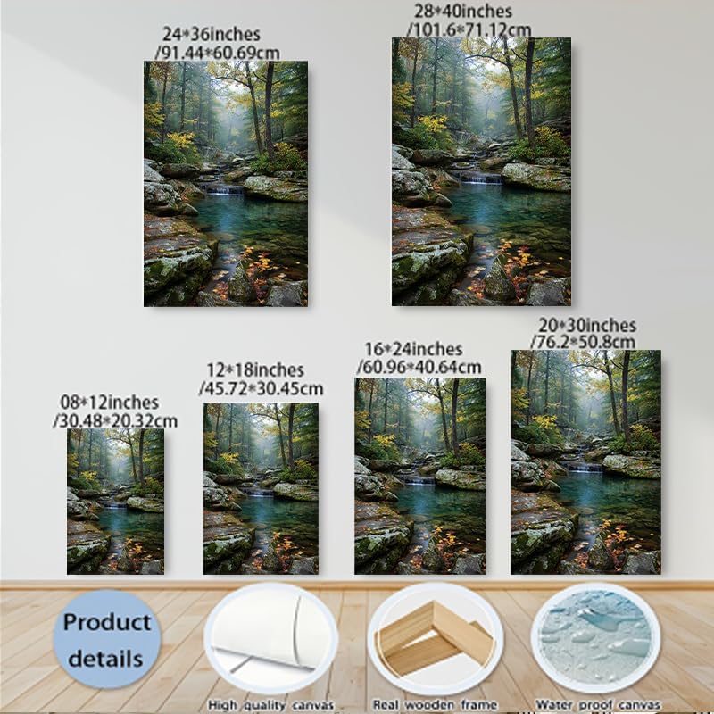 Serene Landscape Canvas Wall Art - Image 5