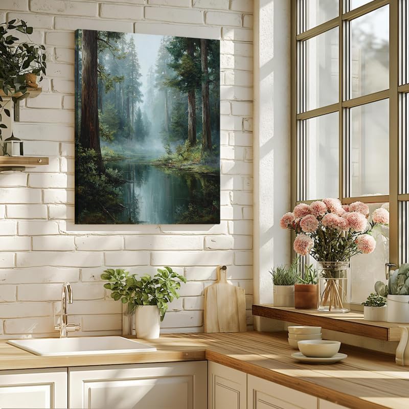Serene Landscape Canvas Wall Art - Image 6