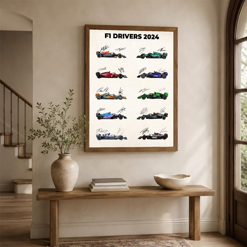 InkFlow Posters Car Racing Canvas Poster - Image 6