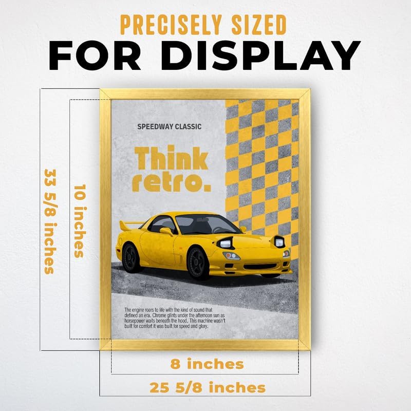 InkFlow Posters Retro Sports Car Canvas Poster - Image 3
