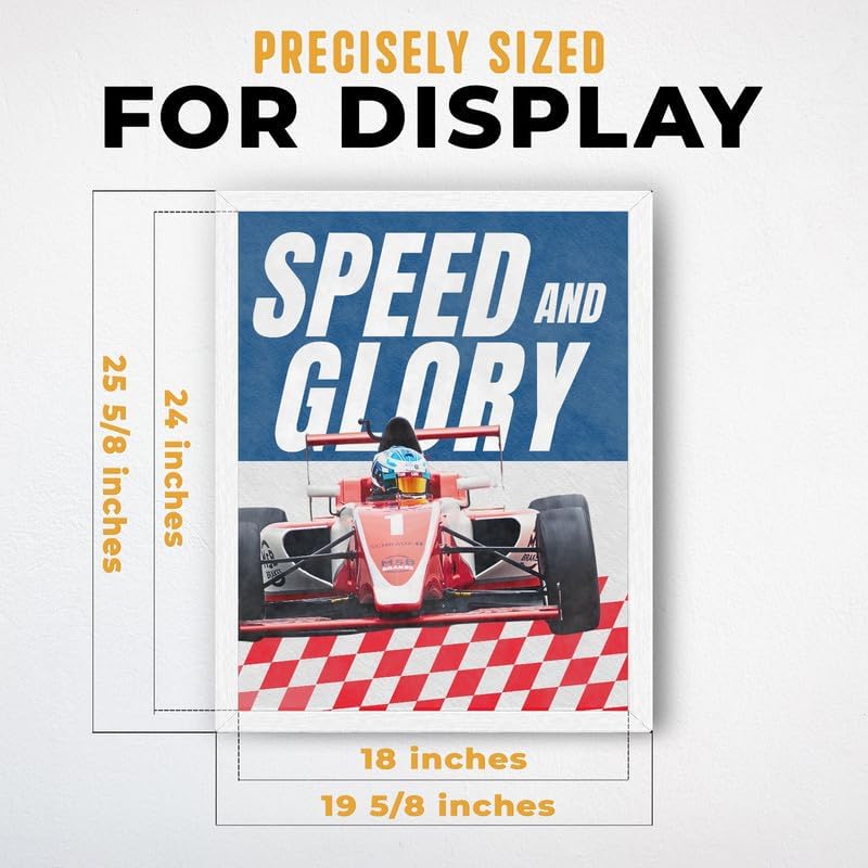 InkFlow Posters Racing Car Canvas Poster - Image 3