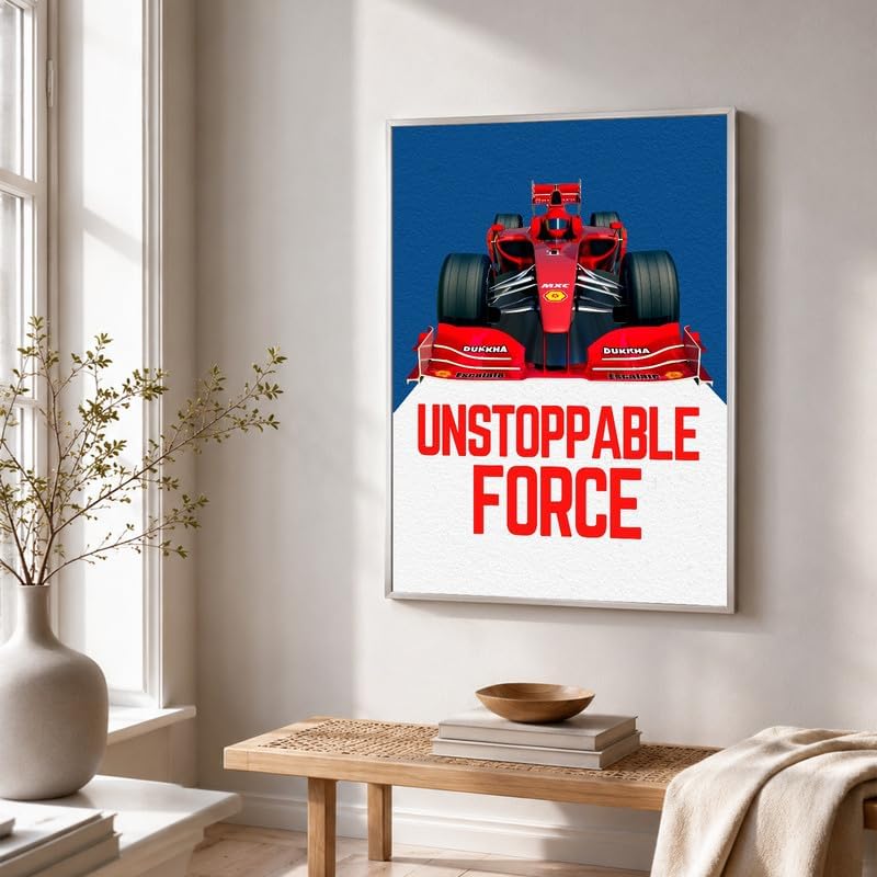 InkFlow Posters Racing Car Canvas Poster - Image 4