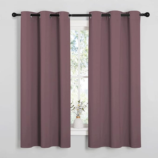 NICETOWN Dry Rose Blackout Curtains by NICETOWN
