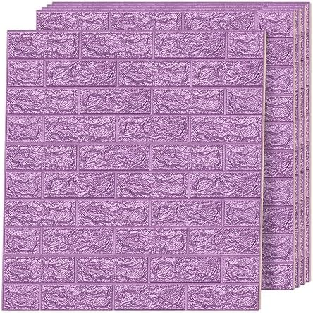 Art3d 5-Pack Peel and Stick Faux Brick Foam 3D Wall Panels, 29 sq.ft by Art3d