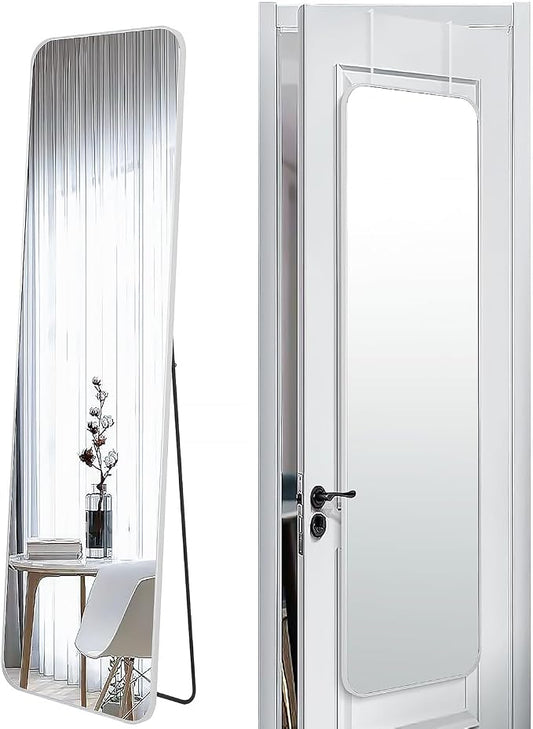 SCWF-GZ 57x16 Door Hanging Full Length Mirror, Floor Stand Wall Mounted Metal by SCWF-GZ