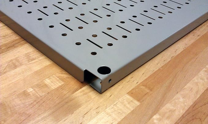 Wall Control Pegboard 16in x 32in Horizontal Blue Metal Pegboard Tool Board - Image 5