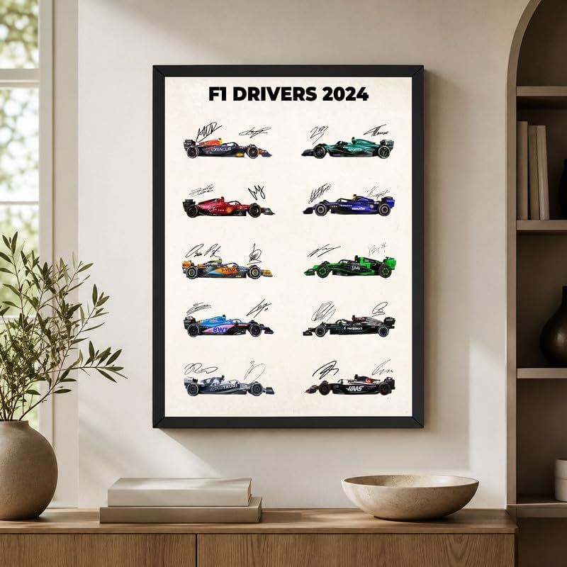 InkFlow Posters Car Racing Canvas Poster - Image 6