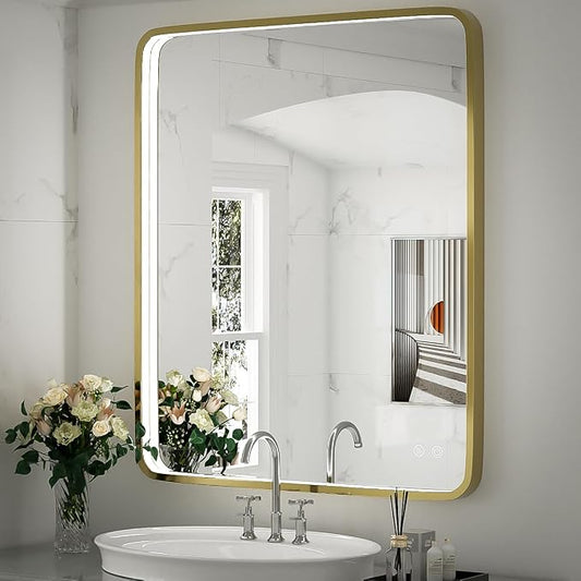 30x36 Inch LED Bathroom Mirror by FTOTI