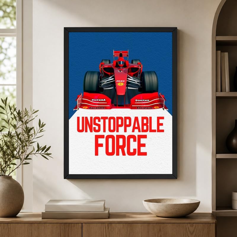 InkFlow Posters Racing Car Canvas Poster - Image 6