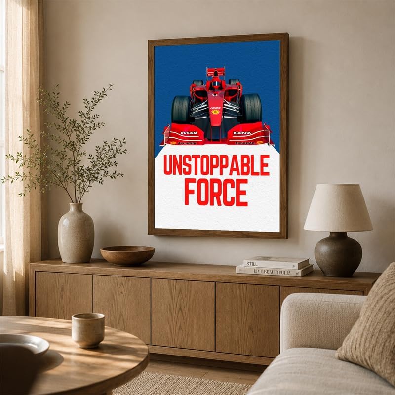 InkFlow Posters Racing Car Canvas Poster - Image 3