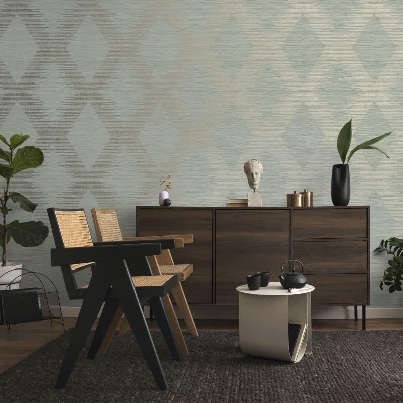 Superfresco Easy Serenity Geo Sage Wallpaper - Image 2