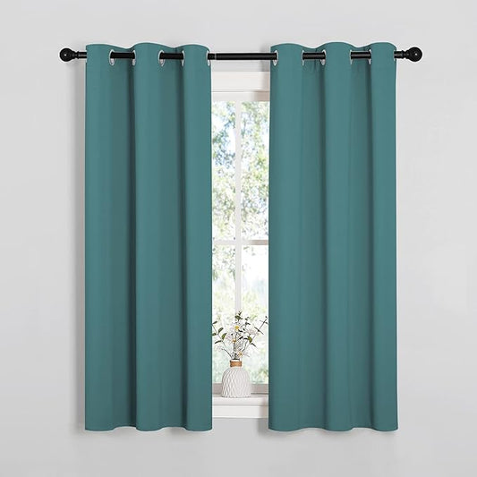 NICETOWN Window Curtain Panels, Thermal Insulated Solid Grommet Blackout by NICETOWN
