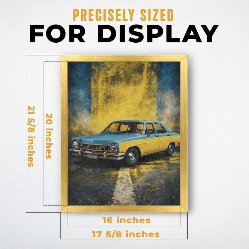 InkFlow Posters Vintage Car Canvas Poster - Image 3