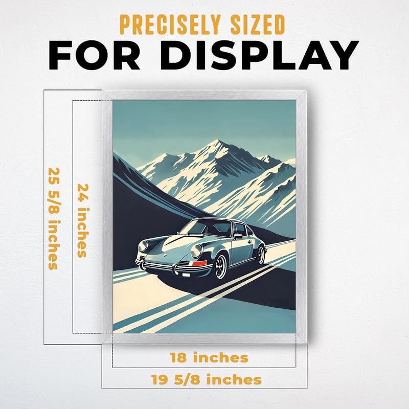 InkFlow Posters Vintage Sports Car Canvas Poster - Image 3