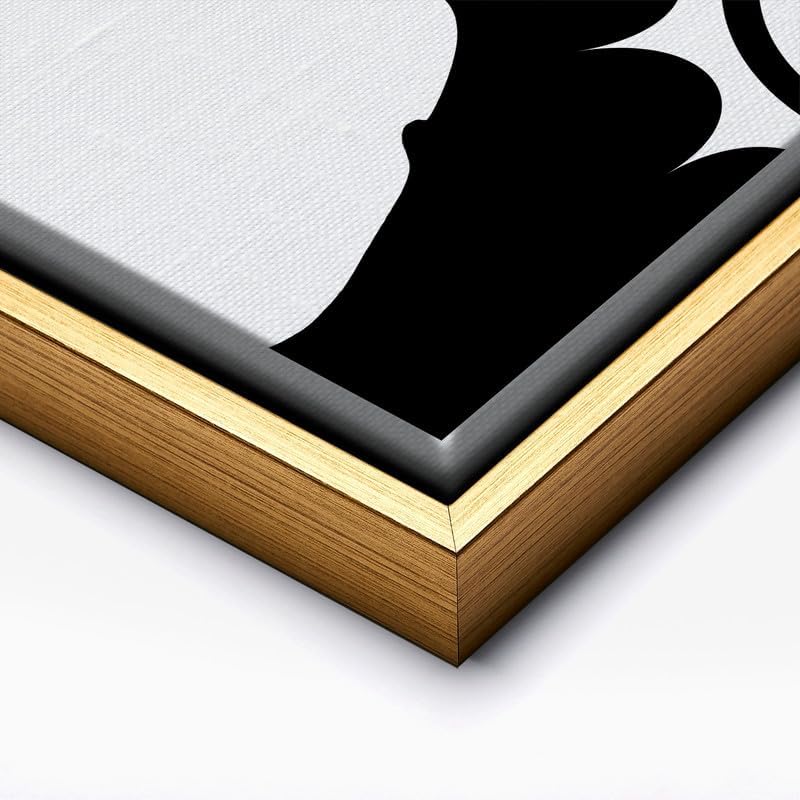 InkFlow Posters Abstract Face Silhouette Canvas Poster - Image 2