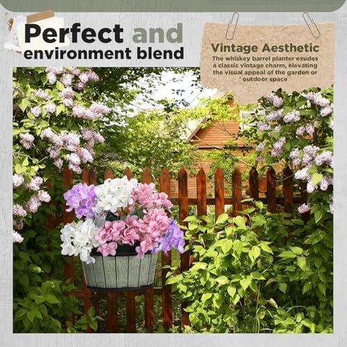 Layhit 6 Pcs Wall Hanging Planters, 13.78 Inches - Image 4