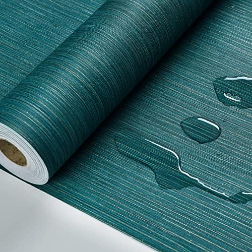 Haimin Grasscloth Wallpaper Textured 24inx393in Fabric Contact Paper - Image 5