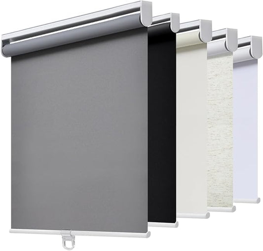 Customize Cordless Roller Shades Blackout Blinds by AOSKY