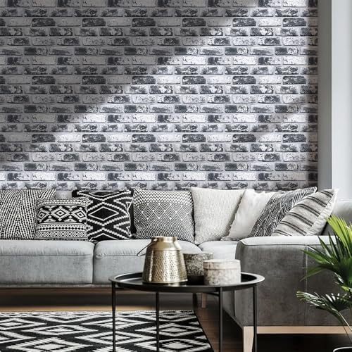 COMSTICKC 3D Faux Brick Wall Panels Peel and Stick - Image 6