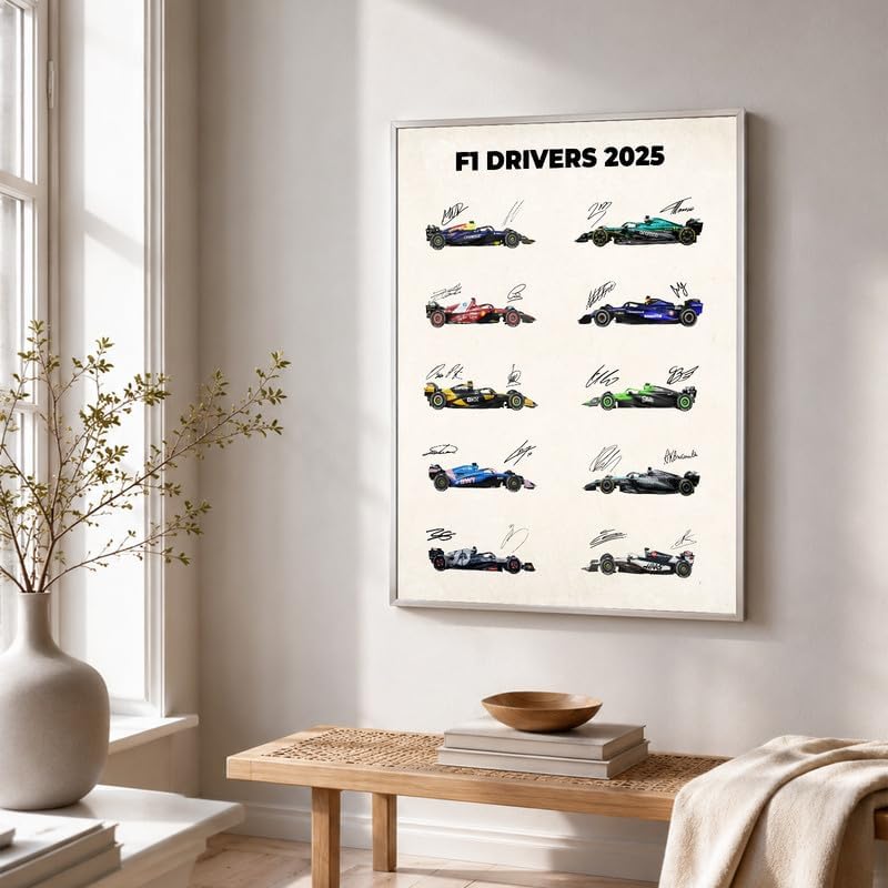 InkFlow Posters Race Car Collection Canvas Poster - Image 3