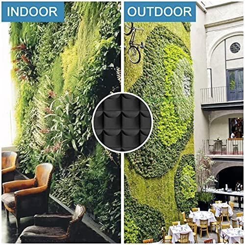 49 Pockets Hanging Planter Bags, Hanging Vertical Wall Mounted Plant Planting - Image 6