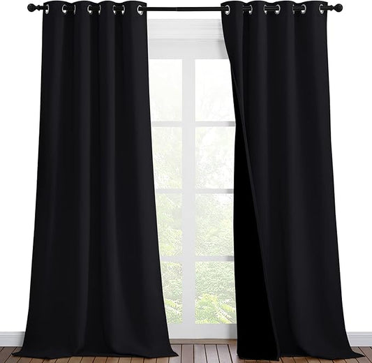 NICETOWN Extra Long Truly Blackout Drapes by NICETOWN