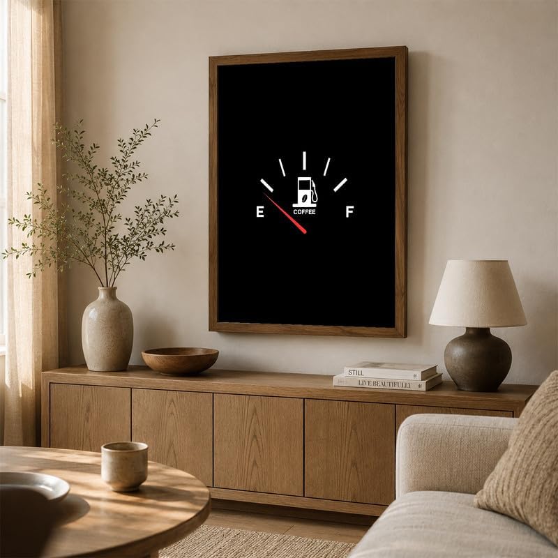 InkFlow Posters Coffee Gauge Canvas Poster - Image 3