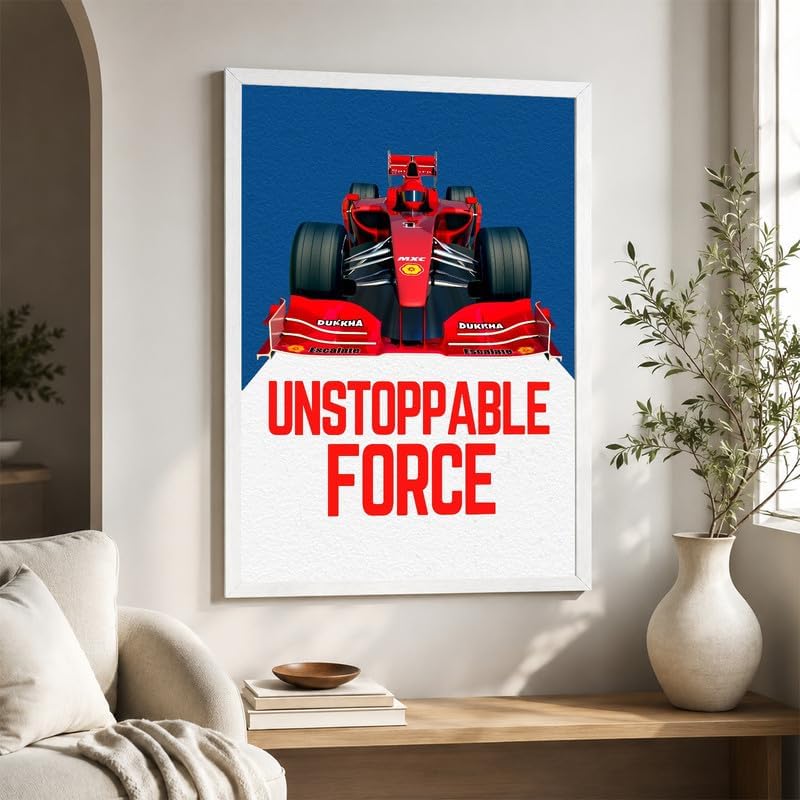 InkFlow Posters Racing Car Canvas Poster - Image 6