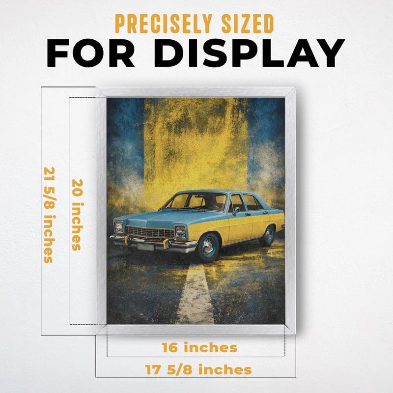 InkFlow Posters Vintage Car Canvas Poster - Image 3