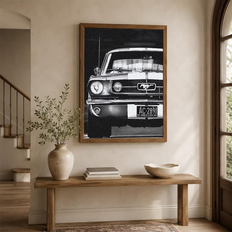 InkFlow Posters Vintage Car Photography Canvas Poster - Image 6