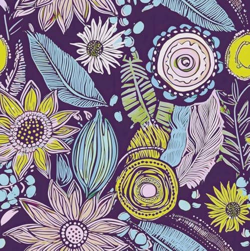 Laatse Boho Wallpaper Peel and Stick 17.5"x118" by Laatse