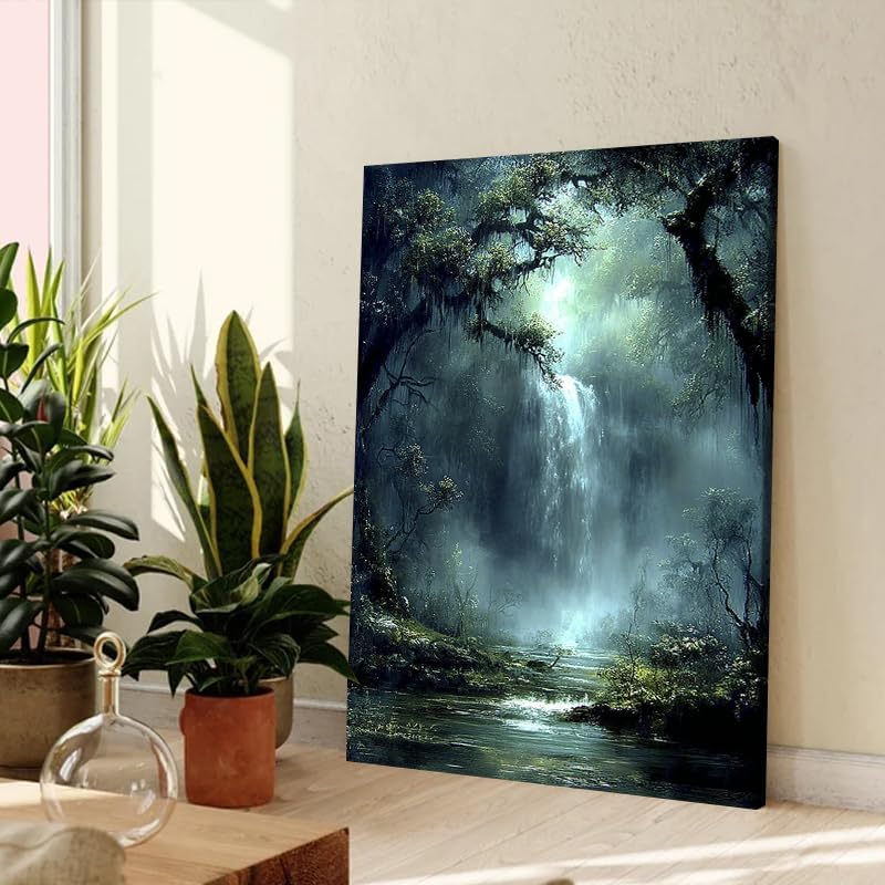 Serene Landscape Canvas Wall Art - Image 4