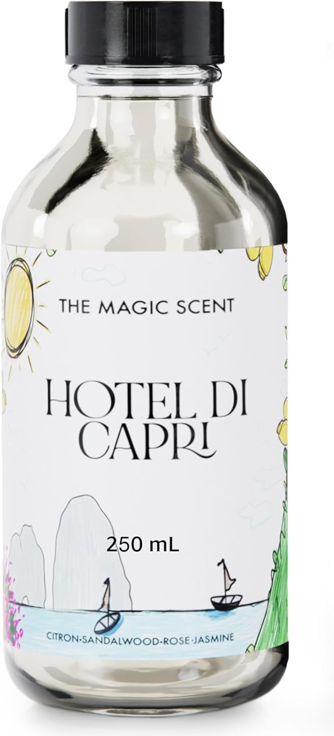 Hotel Di Capri Hotel Scent Diffuser Oil - Cold-Air & Ultrasonic Fragrance Oil for Diffuser - HVAC scents Inspired by Capri, Italy - Essential Oils for Diffusers - 8.5 fl oz, 250 mL