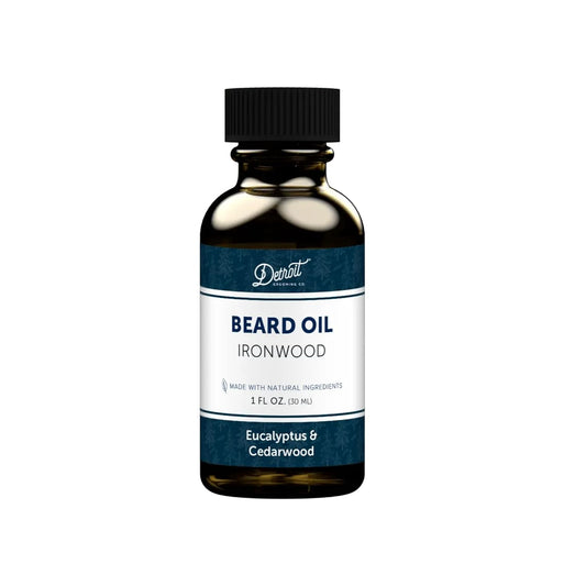 Detroit Grooming Beard Oil | Hydrating & Nourishing Formula • Ironwood Scent (1 oz)