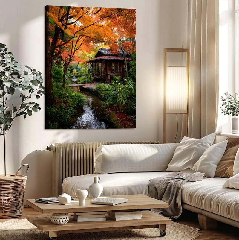 Serene Landscape Canvas Wall Art - Image 2