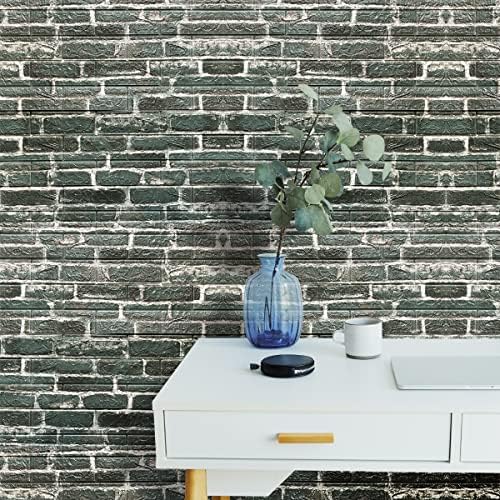 3D Self Adhesive Foam Wall Panels, 10 Tiles Cover 57 sq feet, Peel and Stick - Image 2