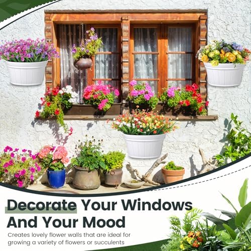 Layhit 6 Pcs Wall Hanging Planters, 12 Inches - Image 3